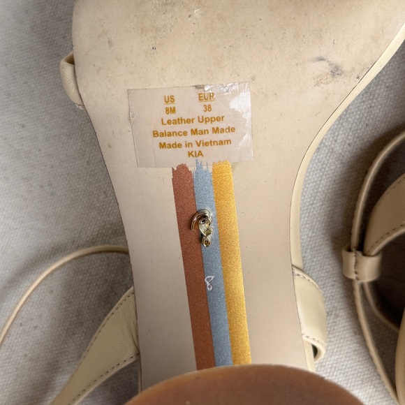 Sam Edelman Beige Strappy Heels - Picture 11 of 11